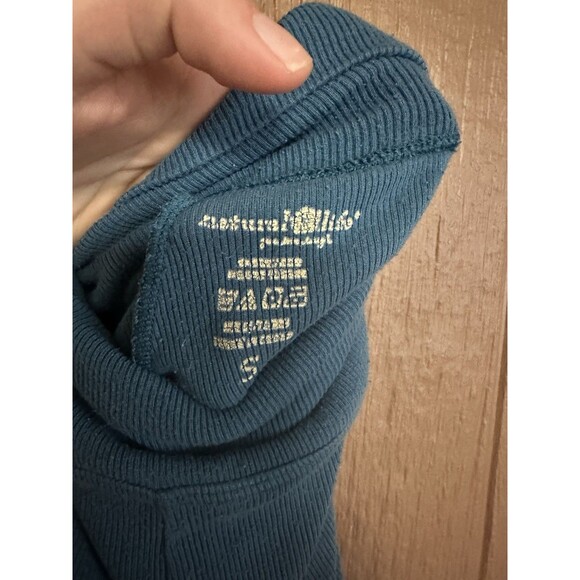 Natural Life Ribbed Biker Shorts Size Small Turquoise Soft Stretchy Casual Gym - Picture 3 of 4